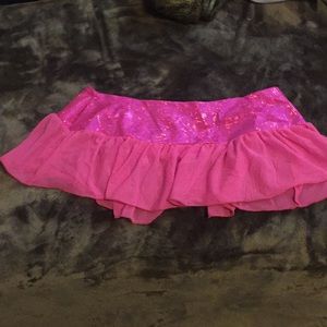 iHeartRaves pink mini skirt